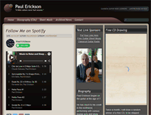 Tablet Screenshot of paul.ericksons.net